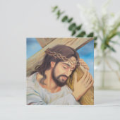 Invitation Foi chrétienne Jésus-Christ (Debout devant)