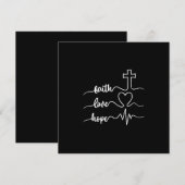 Invitation Foi Espérance Amour (Devant / Derrière)