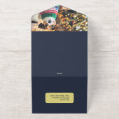 Invitation Foil Christmas avec option photo (Extérieur)