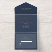 Invitation Foil Christmas avec option photo (Intérieur)