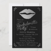 Invitation Foil Lips Bachelorette (Devant)