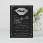 Invitation Foil Lips Bachelorette (Debout devant)