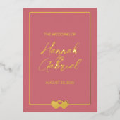 Invitation Foil Mariage (Recto)