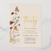 Invitation Foil Trente Anniversaire (Recto)