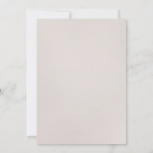 Invitation Foilée pour Mariage de Péonie Antique Bubbly (Dos)