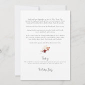 Invitation Foliage d'automne Fête de la vie Photo (Dos)