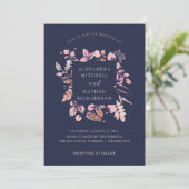 Invitation Foliage de vidage | MARIAGE (Debout devant)