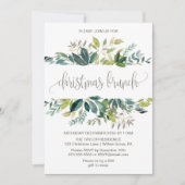Invitation Foliage Noël Brunch (Devant)