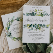 Invitation Foliage Noël Brunch