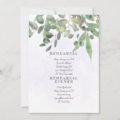 Invitation Foliage Pale Lavender Splash Mariage (Devant)