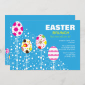 Invitation Folies d'Oeufs de Pâques (Devant / Derrière)