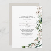 Invitation Folithe & Coton Mariage moderne (Devant / Derrière)