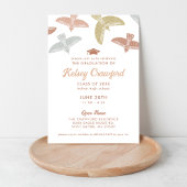 Invitation Folk Art Birds Photo Graduation Party
