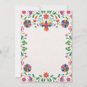 Invitation Folk Art Colorful Floral Fiesta Spanish Wedding (Dos)