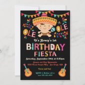 Invitation Folk Art Mexicain fête d'anniversaire (Devant)