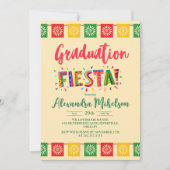 Invitation Folk Art Mexicaine Fiesta Graduation (Devant)