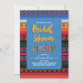 Invitation Folkart Fleur de Fête des mariées mexicaine Fiesta (Devant)