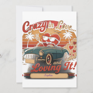 Invitation Folle amoureuse... et l'adorant !