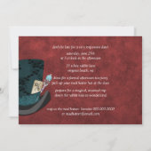 Invitation folle de thé de Fête de la mariée de (Dos)