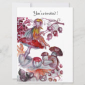 INVITATION FOLLET MAGIQUE DE CHAMPIGNONS (Devant)