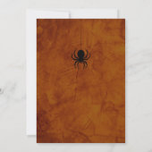 Invitation Foncé magique boule de fortune halloween anniversa (Dos)