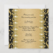 Invitation Fonction "de fin d'année" élégante de fête de (Dos)