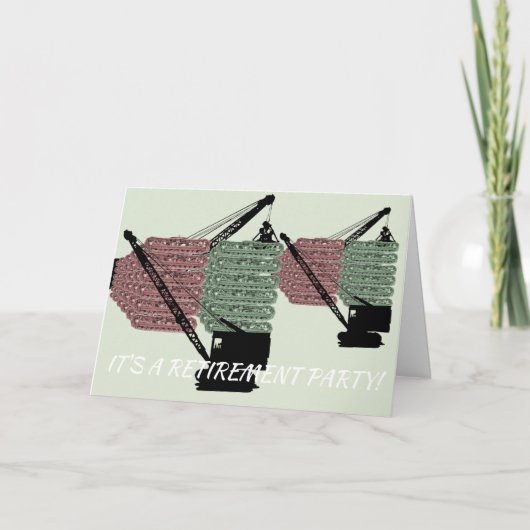 Invitation fonctionnante de partie de retraite (Devant)