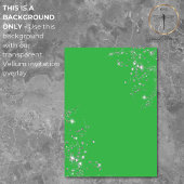 Invitation Fond de joyanniversaire moderne minimal vert diama