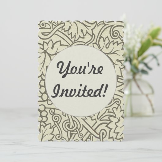 Invitation Fond d'écran William Morris Grapevine Sage (Debout devant)