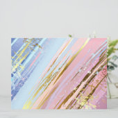 Invitation Fond rose texturé (Debout devant)