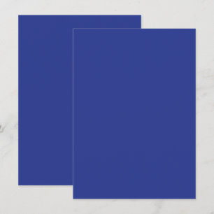 Invitation Fond uni bleu foncé Design minimaliste audacieux