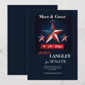 Invitation Fondation politique American Stars (Devant / Derrière)