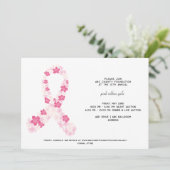 Invitation Fondation Sakura Pink Breast Cancer Survivor (Debout devant)
