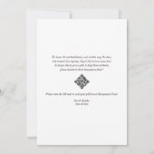 Invitation Fonds de lune de miel moderne Photo Couples Douche (Dos)