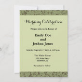 Invitation Fonds d'écran Feuille de la succursale William Mor (Devant)