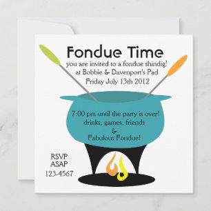 Invitation Fondue Time !