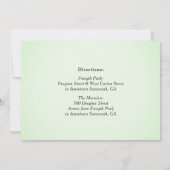 Invitation Fontaine Forsyth Aquarelle Savannah GA (Dos)