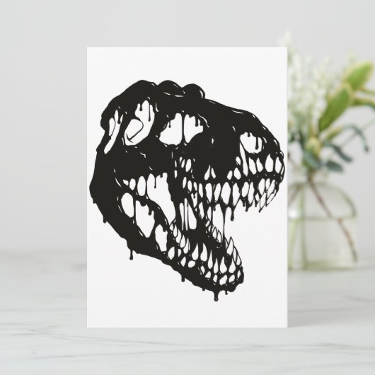 Invitation Fonte T-Rex (Debout devant)