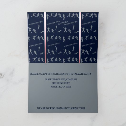 Invitation Football (Intérieur)