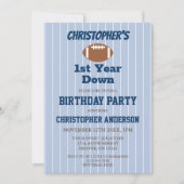Invitation Football 1er anniversaire (Devant)