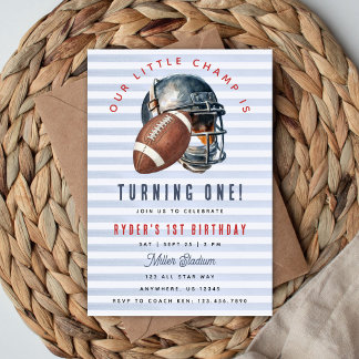 Invitation Football 1er anniversaire