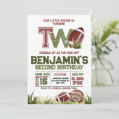 Invitation Football 2e année de bas de football (Debout devant)