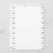 Invitation Football américain Anniversaire (Dos)