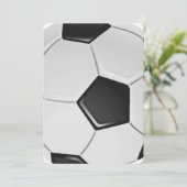 Invitation Football américain de soccer ou d'association (Debout devant)