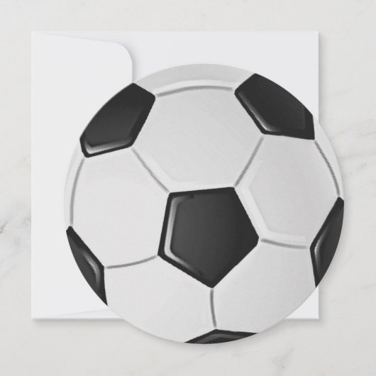 Invitation Football américain de soccer ou d'association (Devant)