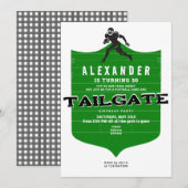 Invitation Football & Amis Tailgate Grill & Chill Anniversair (Devant / Derrière)