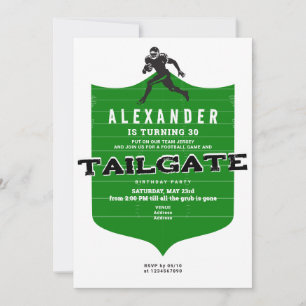 Invitation Football & Amis Tailgate Grill & Chill Anniversair