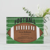 Invitation Football Anniversaire (Debout devant)