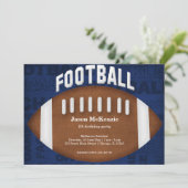 Invitation Football Anniversaire (Debout devant)