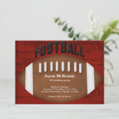 Invitation Football Anniversaire (Debout devant)